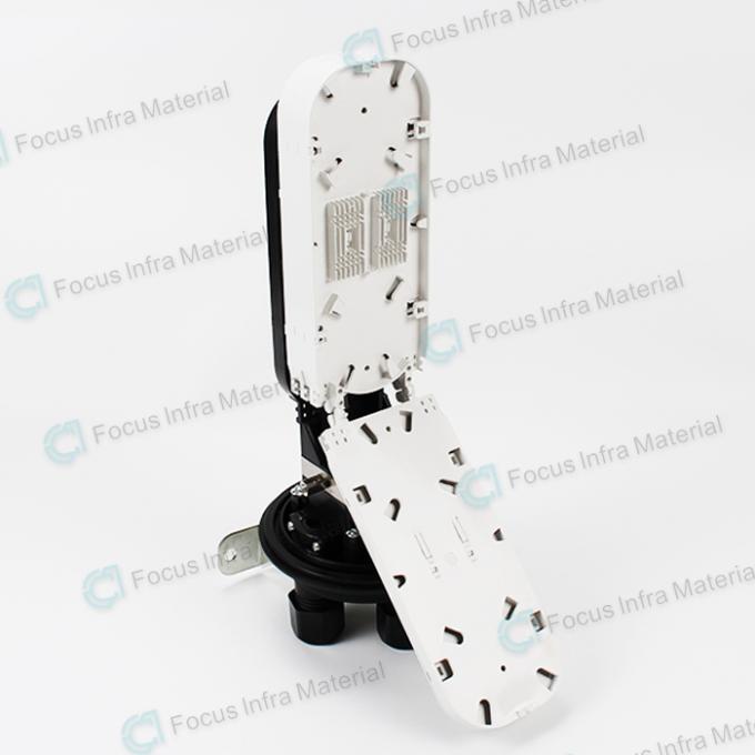 Dome Type Vertical 2 Inlets 2 Outlets Pipeline Buried Duct Mounting Fiber Optical Splice Closure