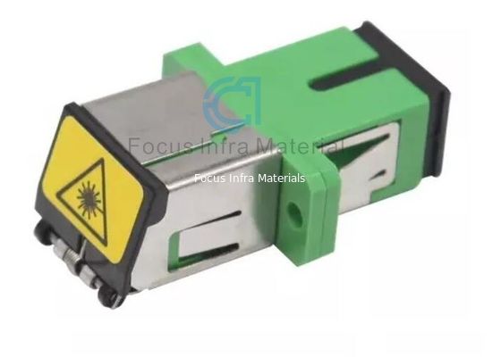 Lightweight Fiber Optic Adapters Connectors Single Mode SC APC To SC APC Adapter