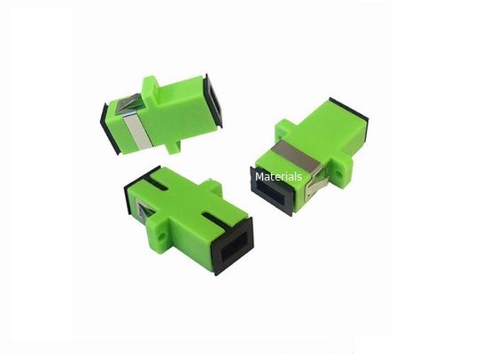 Green SM LC Fiber Optic Adapter SC APC Simplex 1000 Matings
