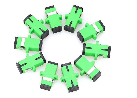 Green SC APC LC Fiber Optic Coupler Single Mode Focus Infra