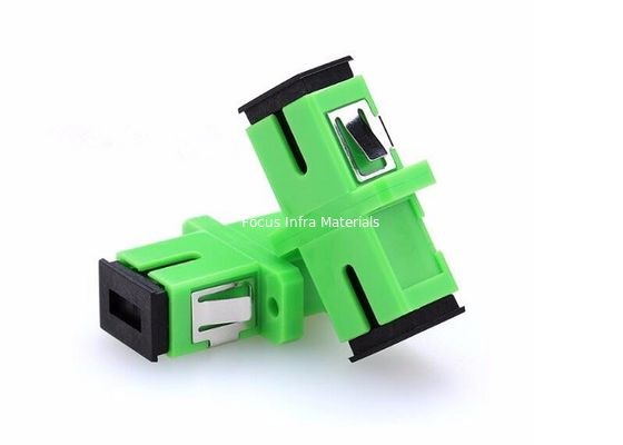 Green SC APC LC Fiber Optic Coupler Single Mode Focus Infra