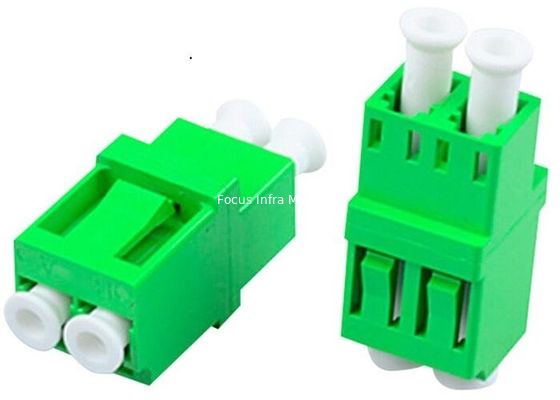 LC APC Duplex Fiber Optic Adapter LC Optical Fiber Coupler