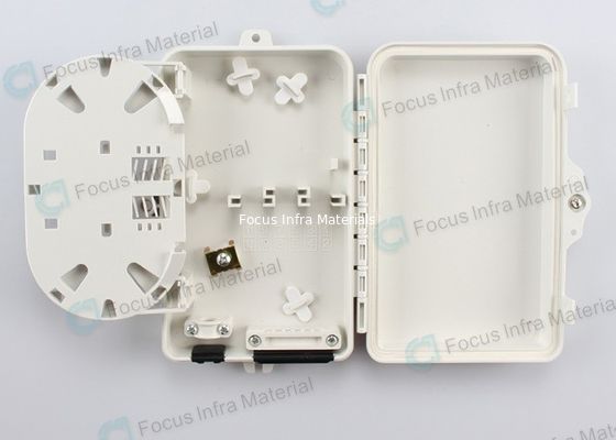 6 Core Wall Mount FTTH Fiber Optic Termination Box Indoor Outdoor