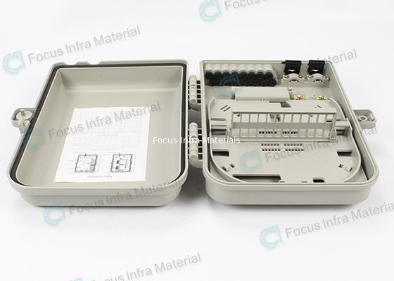 16 Core Wall Mounted Fiber Optic Distribution Box 300*260*100mm