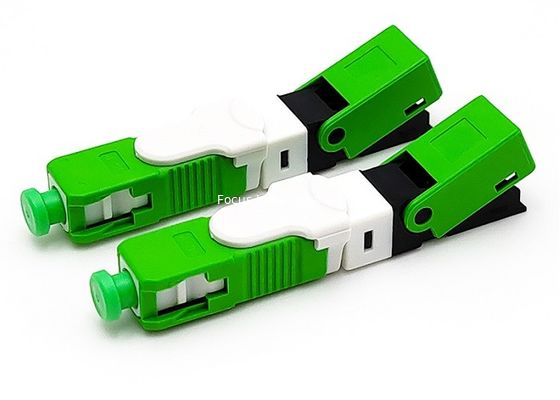 LSZH Fiber Optic Fast Connectors Data Center SC APC Quick Connector