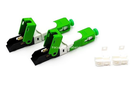 LSZH Fiber Optic Fast Connectors Data Center SC APC Quick Connector