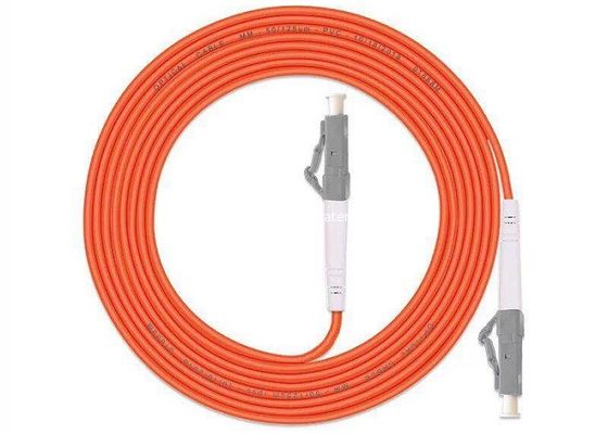 MM Simplex Multimode Fiber Optic Cable OM1 LC UPC To LC UPC
