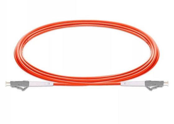 MM Simplex Multimode Fiber Optic Cable OM1 LC UPC To LC UPC