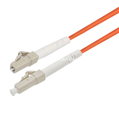 MM Simplex Multimode Fiber Optic Cable OM1 LC UPC To LC UPC