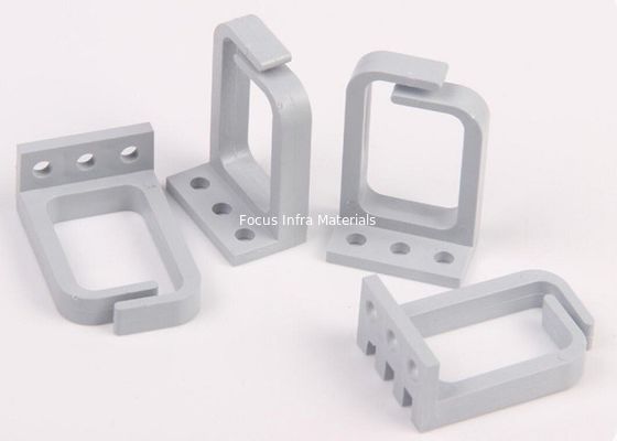 L Type ABS Materials FTTH Fiber Cabling Accessories Rack Cable Management Ring