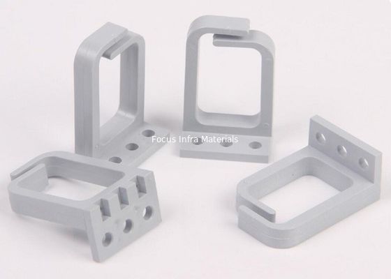L Type ABS Materials FTTH Fiber Cabling Accessories Rack Cable Management Ring