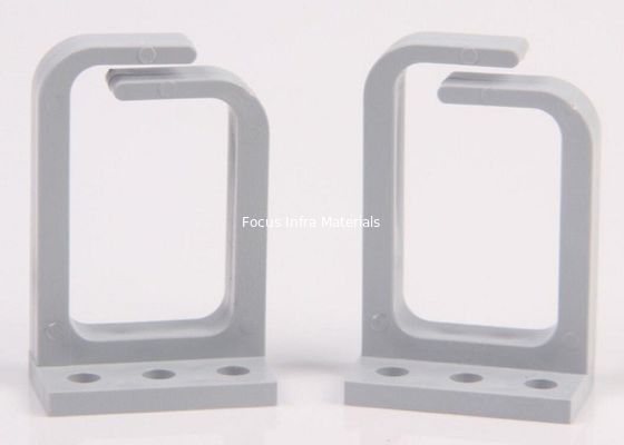 L Type ABS Materials FTTH Fiber Cabling Accessories Rack Cable Management Ring