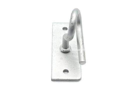 Galvanized Steel Draw Hook For FTTH Network Cabling Accessories