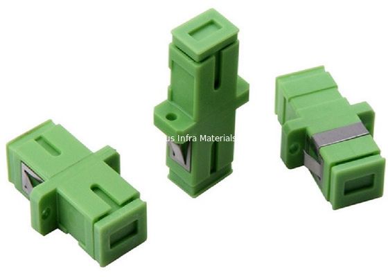 SC APC SM Single Mode Fiber Optic Adapters Kit Anti Oxidize High Temperature Resistance