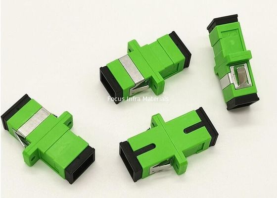 50db Fiber Optic Adapters FTTH FTTX SC APC Coupler With Flange