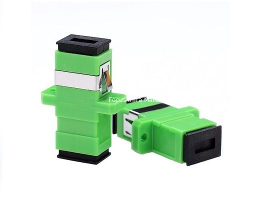 Green SC APC LC Fiber Optic Coupler Single Mode Focus Infra